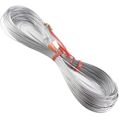 MCKENSA Câble De Mesure En Acier, Flexible Et Robuste, Avec Échelle Graduée, Pour La Construction De Puits, 100 M / 328,1 Pi - Publicité MCKENSA Câble De Mesure En Acier, Flexible Et Robuste, Avec Échelle Graduée, Pour La Construction De Puits, 100 M / 328,1 Pi - Publicité