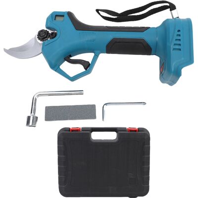 WEYTOLL Cisaille Électrique Bleue, 30mm, Robuste, Affichage Numérique, Rechargeable, Sans Fil, Pour Branches D'Arbre, Pour Tâches De Jardinage - Publicité WEYTOLL Cisaille Électrique Bleue, 30mm, Robuste, Affichage Numérique, Rechargeable, Sans Fil, Pour Branches D'Arbre, Pour Tâches De Jardinage - Publicité