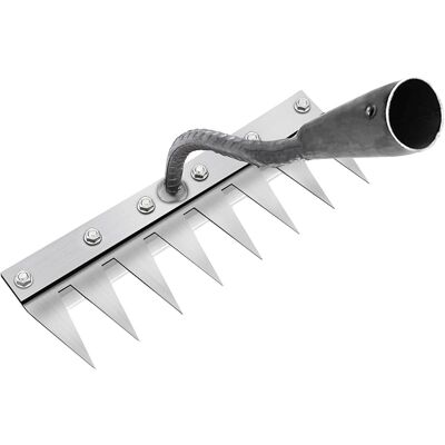 SANS MARQUE Râteau De Désherbage Multifonction En Métal, Râteau De Jardin, Râteau De Jardin Portable Pour Désherber, Outillage De Jardin Pour Désherber/ameublir/semence (sans Manche) (8 Dents) - Publicité SANS MARQUE Râteau De Désherbage Multifonction En Métal, Râteau De Jardin, Râteau De Jardin Portable Pour Désherber, Outillage De Jardin Pour Désherber/ameublir/semence (sans Manche) (8 Dents) - Publicité