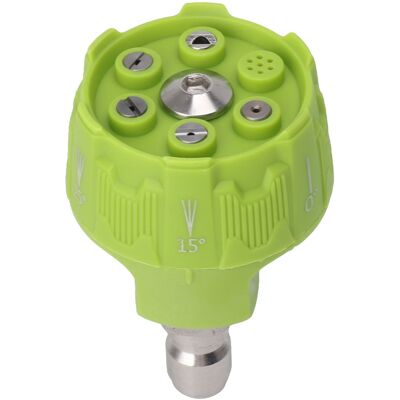 MCKENSA Buse De Pulvérisation Pour Nettoyeur Haute Pression 6 En 1 Multifonctionnelle Et Réglable, Embout De Connexion Vert Avec Prise 1/4". Publicité MCKENSA Buse De Pulvérisation Pour Nettoyeur Haute Pression 6 En 1 Multifonctionnelle Et Réglable, Embout De Connexion Vert Avec Prise 1/4". Publicité