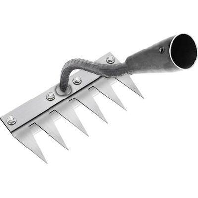 FANGMEDIA Râteau De Désherbage Multifonction En Métal, Râteau De Jardin 6 Dents, Râteau De Jardin Portable Pour Désherber, (sans Manche) - Publicité FANGMEDIA Râteau De Désherbage Multifonction En Métal, Râteau De Jardin 6 Dents, Râteau De Jardin Portable Pour Désherber, (sans Manche) - Publicité