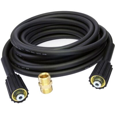 MOXIE 10m D'Extension De Tuyau K Série Haute Pression Rondeuse M22 Connecteur Femelle À Mâle - Publicité MOXIE 10m D'Extension De Tuyau K Série Haute Pression Rondeuse M22 Connecteur Femelle À Mâle - Publicité