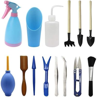 OEM Ensembles D'Outils De Jardin, Ensemble D'Outils De Jardin De 14 Pièces Pour Succulentes De Jardin, Ensemble D'Outils De Jardin Avec Sécateur, Mini Râteau Et Coupe-feuilles - Rwjardin › Jardinage › Out - Publicité OEM Ensembles D'Outils De Jardin, Ensemble D'Outils De Jardin De 14 Pièces Pour Succulentes De Jardin, Ensemble D'Outils De Jardin Avec Sécateur, Mini Râteau Et Coupe-feuilles - Rwjardin › Jardinage › Out - Publicité