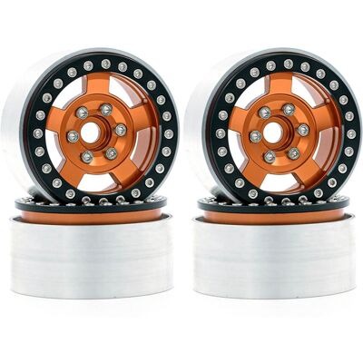 MIXHOME Jantes En Alliage D'Aluminium Avec Système Beadlock, 4 Pièces, Compatibles Avec Axial Scx10 90046 Sc (échelle 1/10). Publicité MIXHOME Jantes En Alliage D'Aluminium Avec Système Beadlock, 4 Pièces, Compatibles Avec Axial Scx10 90046 Sc (échelle 1/10). Publicité