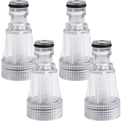 PROSHEVE Ensemble De Quatre Filtres À Eau Adaptés Aux Nettoyeurs Haute Pression Et Aux Accessoires De Jardin, Avec Raccord Fileté À 6 Points Et Filtre D'Entrée De 25 Mm. Publicité PROSHEVE Ensemble De Quatre Filtres À Eau Adaptés Aux Nettoyeurs Haute Pression Et Aux Accessoires De Jardin, Avec Raccord Fileté À 6 Points Et Filtre D'Entrée De 25 Mm. Publicité