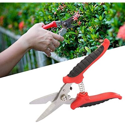 ROSVOLA Ciseaux Électricien 200mm – 3cr13 – Multifonction – Tête Droite – Coupe Métal Fin / Cuivre – Jardin - Publicité ROSVOLA Ciseaux Électricien 200mm – 3cr13 – Multifonction – Tête Droite – Coupe Métal Fin / Cuivre – Jardin - Publicité