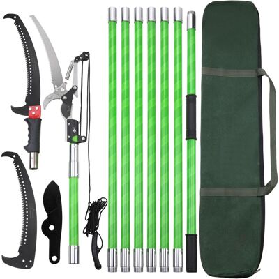 OEM Scie À Élaguer Télescopique, Scie À Élaguer Télescopique Avec Manche Télescopique De 8m, Coupe-branches Manuelles, Outils De Jardin Pour Élagage Palmiers Arbustes - Publicité OEM Scie À Élaguer Télescopique, Scie À Élaguer Télescopique Avec Manche Télescopique De 8m, Coupe-branches Manuelles, Outils De Jardin Pour Élagage Palmiers Arbustes - Publicité