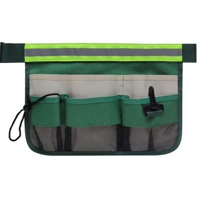 MOXIE Poches Pour Outils De Jardinage Avec Bande Réfléchissante, Sac Banane De Jardin Réglable À Suspendre Pour Pince, Clé, Sac De Rangement Pour Outils De Nettoyage - Publicité MOXIE Poches Pour Outils De Jardinage Avec Bande Réfléchissante, Sac Banane De Jardin Réglable À Suspendre Pour Pince, Clé, Sac De Rangement Pour Outils De Nettoyage - Publicité