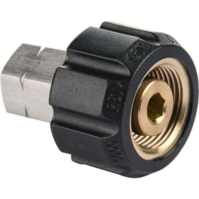 OEM Adaptateur De Nettoyeur Haute Pression, Femelle Métrique M22 À 1/4 Pouce Femelle Npt Raccord, 5000 Psi - Publicité OEM Adaptateur De Nettoyeur Haute Pression, Femelle Métrique M22 À 1/4 Pouce Femelle Npt Raccord, 5000 Psi - Publicité