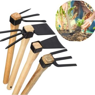 Bunthaus 4 Pc Outils De Jardinage Houes De Désherbage Pour Le Jardinage Petite Houe Et Cultivateur Jardinage Manuel Cultivateur Houe Houe De Jardinage Compacte Houe Portable Outils De Jardin - Publicité Bunthaus 4 Pc Outils De Jardinage Houes De Désherbage Pour Le Jardinage Petite Houe Et Cultivateur Jardinage Manuel Cultivateur Houe Houe De Jardinage Compacte Houe Portable Outils De Jardin - Publicité