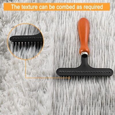 ECLEANFY Râteau Matta Groomer, Râteau Matt, Râteau À Poils Longs - Publicité ECLEANFY Râteau Matta Groomer, Râteau Matt, Râteau À Poils Longs - Publicité