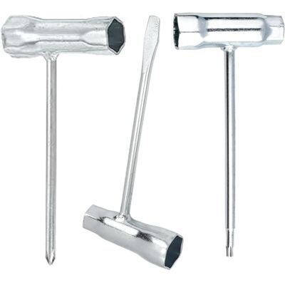 OEM 3 Pièces Clé En Combinaison En T Forme Pour Scies À Chaîne Tondeuse À Gazon, Cle A Bougie D'Allumage 13 Mm X 19 Mm, Accessoires Pour Tronçonneuse(fendu, Croix, Forme De M) - Publicité OEM 3 Pièces Clé En Combinaison En T Forme Pour Scies À Chaîne Tondeuse À Gazon, Cle A Bougie D'Allumage 13 Mm X 19 Mm, Accessoires Pour Tronçonneuse(fendu, Croix, Forme De M) - Publicité