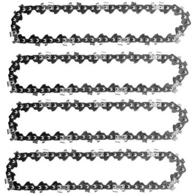 Barkbusters4pcs 4 Pouces Mini Tronçonneuse Électrique Sans Fil Chaîne De Scie À Chaîne Pour La Coupe Du Bois Branches D'Arbres Élagage Cour Jardinage - Publicité Barkbusters4pcs 4 Pouces Mini Tronçonneuse Électrique Sans Fil Chaîne De Scie À Chaîne Pour La Coupe Du Bois Branches D'Arbres Élagage Cour Jardinage - Publicité