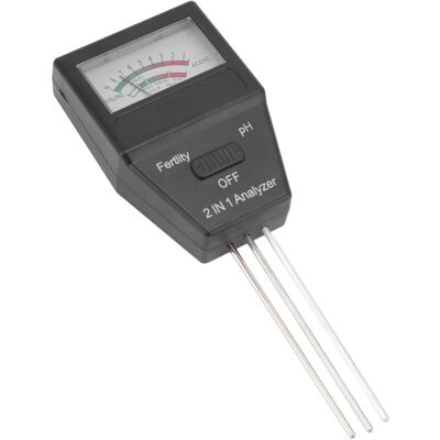 AIRSTRA Testeur 2-en-1 Pour Sol : Mesure Du Ph Et De La Fertilité Avec 3 Sonde, Idéal Pour Jardin, Pelouse, Ferme Et Usage Intérieur/extérieur - Publicité AIRSTRA Testeur 2-en-1 Pour Sol : Mesure Du Ph Et De La Fertilité Avec 3 Sonde, Idéal Pour Jardin, Pelouse, Ferme Et Usage Intérieur/extérieur - Publicité