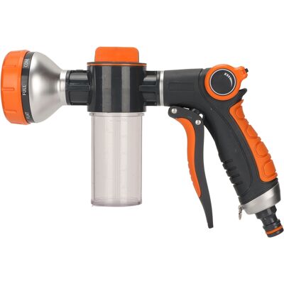 WEYTOLL Pulvérisateur De Mousse D'Arrosage De Jardin, Machine De Pulvérisation D'Eau Multifonctionnelle À Haute Pression Avec 8 Modes Pour Déclencheur Avant Agricole - Publicité WEYTOLL Pulvérisateur De Mousse D'Arrosage De Jardin, Machine De Pulvérisation D'Eau Multifonctionnelle À Haute Pression Avec 8 Modes Pour Déclencheur Avant Agricole - Publicité