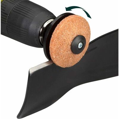 SANS MARQUE Affûteur De Lames Polyvalent Pour Tondeuses Rotatives, Houes, Déligneuses, Sécateurs, Haches Et Autres Outils De Jardin - Publicité SANS MARQUE Affûteur De Lames Polyvalent Pour Tondeuses Rotatives, Houes, Déligneuses, Sécateurs, Haches Et Autres Outils De Jardin - Publicité