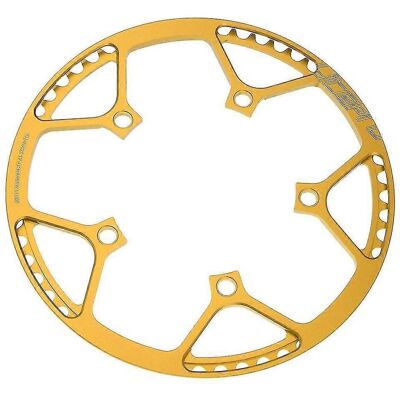 LAVVE Plateaux 45, 47, 53, 56 Et 58 Dents, Entraxe 130 Mm, Mono-vitesse, Rouge (45 Dents) Et Or (56 Dents). Publicité LAVVE Plateaux 45, 47, 53, 56 Et 58 Dents, Entraxe 130 Mm, Mono-vitesse, Rouge (45 Dents) Et Or (56 Dents). Publicité