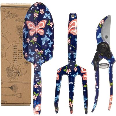 XISRENS Ensemble D'Outils De Jardin, 3 Pièces Lady Main Plantation Jardinage Cadeau, Poignée Ergonomique, Succulent Bonsaï Lady Plante Outil, Sécateur, Pelles,râteau À Main - Publicité XISRENS Ensemble D'Outils De Jardin, 3 Pièces Lady Main Plantation Jardinage Cadeau, Poignée Ergonomique, Succulent Bonsaï Lady Plante Outil, Sécateur, Pelles,râteau À Main - Publicité