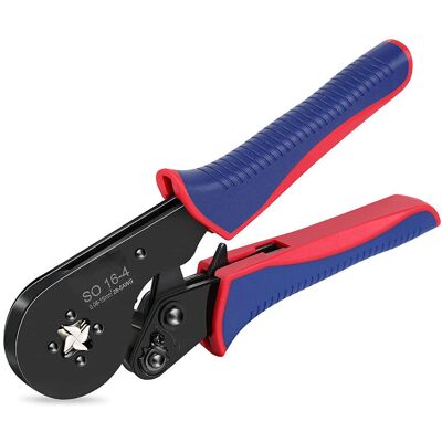 AHLSEN Bravix Outil De Sertissage De Virole So16-4 Pinces-outil De Sertissage De Fil À 4 Côtés, Outil De Sertissage De Fil À Cliquet Auto-ajustable Pour Virole De Borne De Câble 1 Pièces - Publicité AHLSEN Bravix Outil De Sertissage De Virole So16-4 Pinces-outil De Sertissage De Fil À 4 Côtés, Outil De Sertissage De Fil À Cliquet Auto-ajustable Pour Virole De Borne De Câble 1 Pièces - Publicité