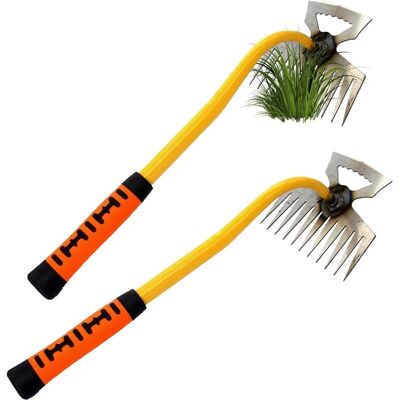 Vision Outils De Désherbage, Houe Et Râteau Creux 2 En 1, Désherbeur De Jardin Durable, Outil De Désherbage Manuel, Arrache-mauvaises Herbes Manuel, Extracteur De Mauvaises Herbes - Publicité Vision Outils De Désherbage, Houe Et Râteau Creux 2 En 1, Désherbeur De Jardin Durable, Outil De Désherbage Manuel, Arrache-mauvaises Herbes Manuel, Extracteur De Mauvaises Herbes - Publicité