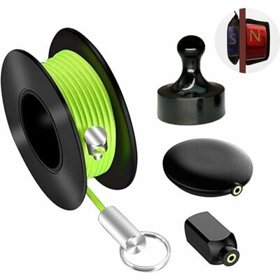 FOGSHIELD Kit D'Enfilage De Câble Tire Câble Aimanté Professionnel Pour Électricien Support De Tuyau D'Électricien Outil De Câble Utilisé Pour Les Tuyauteries / Électriciens / Jardin / Entretien De Bureau - Publicité FOGSHIELD Kit D'Enfilage De Câble Tire Câble Aimanté Professionnel Pour Électricien Support De Tuyau D'Électricien Outil De Câble Utilisé Pour Les Tuyauteries / Électriciens / Jardin / Entretien De Bureau - Publicité