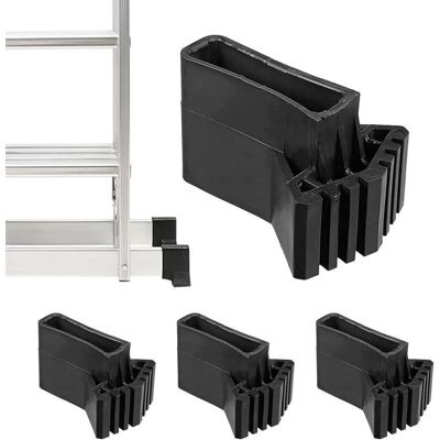 ULISEM Couvre-pieds D’échelle Antidérapants En Caoutchouc – Lot De 4 Pieds Universels Pour Échelles Télescopiques Et Professionnelles - Publicité ULISEM Couvre-pieds D’échelle Antidérapants En Caoutchouc – Lot De 4 Pieds Universels Pour Échelles Télescopiques Et Professionnelles - Publicité