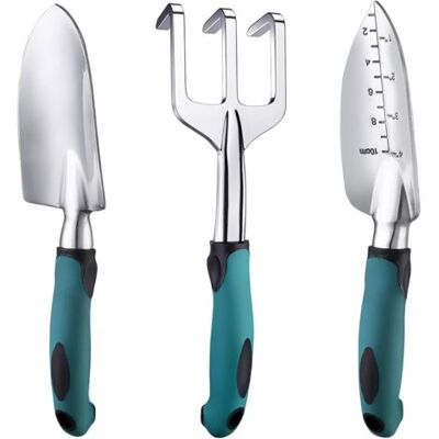 SCORPIO Outils De Jardinage, Trois Pièces D’outils De Jardinage Lourds Moulés En Aluminium Avec Une Poignée Antidérapante Caoutchoutée, Des Outils À Main De Jardin Durables Cadeaux De Jardin (rouge) - Publicité SCORPIO Outils De Jardinage, Trois Pièces D’outils De Jardinage Lourds Moulés En Aluminium Avec Une Poignée Antidérapante Caoutchoutée, Des Outils À Main De Jardin Durables Cadeaux De Jardin (rouge) - Publicité