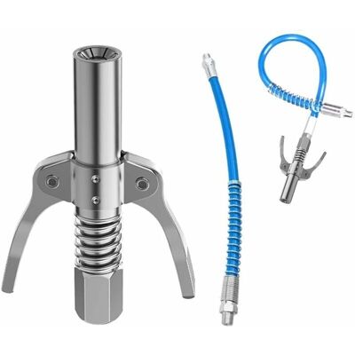AIRSTRA Coupleur G Pour Pompe À Graisse 1/8 Npt – Acier Inoxydable – Tuyau Flexible 30 Mm – Compatible Pistolets Graisseurs Pneumatiques Et Manuels - Publicité AIRSTRA Coupleur G Pour Pompe À Graisse 1/8 Npt – Acier Inoxydable – Tuyau Flexible 30 Mm – Compatible Pistolets Graisseurs Pneumatiques Et Manuels - Publicité