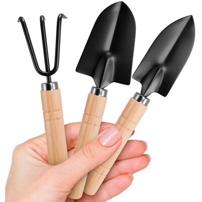 Vision Mini Outils De Jardinage - Ensemble De 3 Outils Pour Plantes D'Intérieur Petits Outils De Jardinage D'Intérieur Petite Pelle De Jardin Râteau - Publicité Vision Mini Outils De Jardinage - Ensemble De 3 Outils Pour Plantes D'Intérieur Petits Outils De Jardinage D'Intérieur Petite Pelle De Jardin Râteau - Publicité
