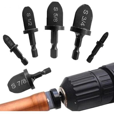 FOGSHIELD Extenseur Tuyau En Cuivre, 6 Pcs Expanseur De Tube, Kit De Réparation, Outil De Sertissage Jeu De Forets, Poignée Hexagonale - Publicité FOGSHIELD Extenseur Tuyau En Cuivre, 6 Pcs Expanseur De Tube, Kit De Réparation, Outil De Sertissage Jeu De Forets, Poignée Hexagonale - Publicité