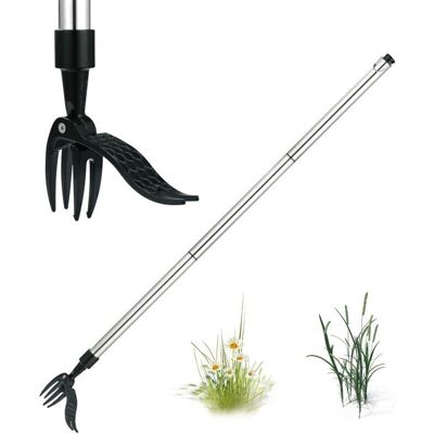 PELTOR Extracteur De Mauvaises Herbes - Outil De Désherbage À Long Manche Avec 4 Griffes-extracteur De Mauvaises Herbes Manuel-outil De Désherbage De Racines De Mauvaises Herbes-pince Réglable En 3 Étapes - Publicité PELTOR Extracteur De Mauvaises Herbes - Outil De Désherbage À Long Manche Avec 4 Griffes-extracteur De Mauvaises Herbes Manuel-outil De Désherbage De Racines De Mauvaises Herbes-pince Réglable En 3 Étapes - Publicité