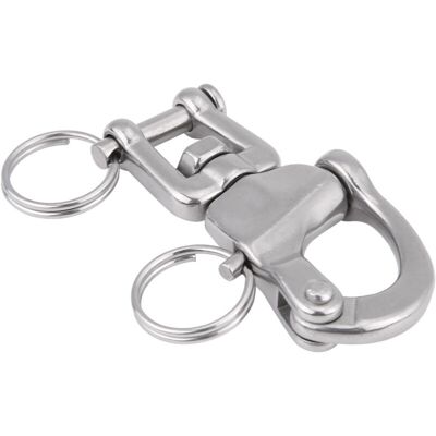 OEM Manille À Ressort Rotatif Pour Fourche Marine, Connecteur De Chaîne En Acier Inoxydable 316 (70mm)-crezuo - Publicité OEM Manille À Ressort Rotatif Pour Fourche Marine, Connecteur De Chaîne En Acier Inoxydable 316 (70mm)-crezuo - Publicité