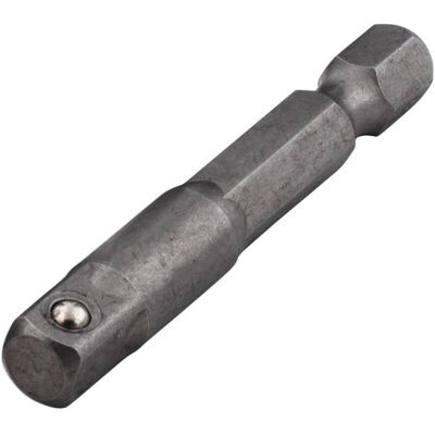 Melissa Adaptateur À Tige Hexagonale Vers Douille Carrée Support De Douille À Tige De 6 Mm (1/4 ""), Vert, 50 Mm - Publicité Melissa Adaptateur À Tige Hexagonale Vers Douille Carrée Support De Douille À Tige De 6 Mm (1/4 ""), Vert, 50 Mm - Publicité