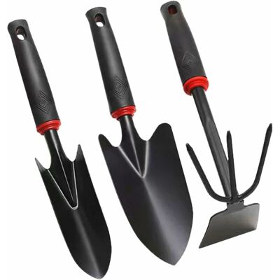 AQUAFORGE Bêche De Jardin En 3 Parties, Bêche De Jardin En Acier Inoxydable, Outil De Jardin, Ensemble De Jardin, Outils De Jardin, Adapté Au Jardinage Et Au Rempotage - Publicité AQUAFORGE Bêche De Jardin En 3 Parties, Bêche De Jardin En Acier Inoxydable, Outil De Jardin, Ensemble De Jardin, Outils De Jardin, Adapté Au Jardinage Et Au Rempotage - Publicité