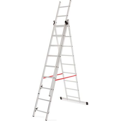 Échelle Awtools Basic 3x9 Aluminium 150kg 290 Cm - Publicité Échelle Awtools Basic 3x9 Aluminium 150kg 290 Cm - Publicité