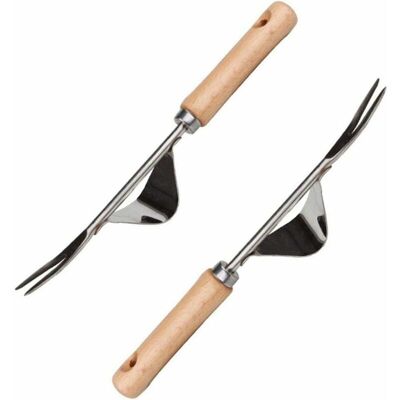 OEM 2 Pièces Outils De Fourche De Jardin, Adélala Outil De Jardin Pour Désherbeur Manuel En Acier Inoxydable, Outils De Désherbage Manuels, Pour Jardin, Parcelle De Légumes, Herbe, Petit Pot De Fleur, Etc - Publicité OEM 2 Pièces Outils De Fourche De Jardin, Adélala Outil De Jardin Pour Désherbeur Manuel En Acier Inoxydable, Outils De Désherbage Manuels, Pour Jardin, Parcelle De Légumes, Herbe, Petit Pot De Fleur, Etc - Publicité