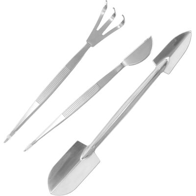 SUPERWISE Kit Outils Bonsai Pince À Épiler Acier Inoxydable Râteau Bêche Professionnel Jardinage Plantation Entretien Mousse - Publicité SUPERWISE Kit Outils Bonsai Pince À Épiler Acier Inoxydable Râteau Bêche Professionnel Jardinage Plantation Entretien Mousse - Publicité