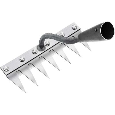 OEM Rateau De Désherbage Outils Jardinage 7 Dents En Acier, Houe Jardinage, Pour Désherbage/ameublissement Du Sol/semis (sans Bâton)-crezuo - Publicité OEM Rateau De Désherbage Outils Jardinage 7 Dents En Acier, Houe Jardinage, Pour Désherbage/ameublissement Du Sol/semis (sans Bâton)-crezuo - Publicité