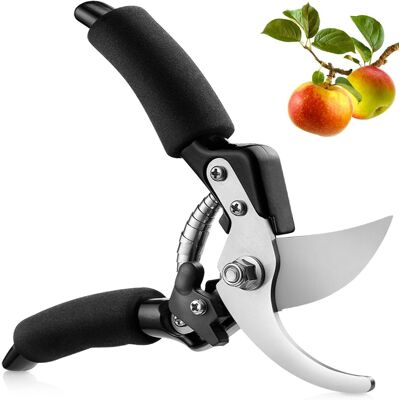 LANGFIT Professionnel Titane Tonceal De Jardin, Tonceaux De Jardin Cadeau Pour Branches, Hecks Et Fleurs (noir) - Publicité LANGFIT Professionnel Titane Tonceal De Jardin, Tonceaux De Jardin Cadeau Pour Branches, Hecks Et Fleurs (noir) - Publicité