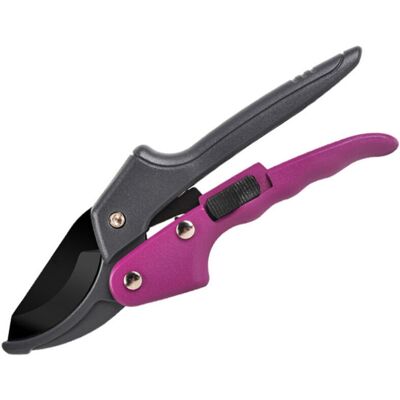 Melissa Sécateur Haut De Gamme 20cm - Mécanisme À Poulie Pour Mains Faibles - (violet) - Publicité Melissa Sécateur Haut De Gamme 20cm - Mécanisme À Poulie Pour Mains Faibles - (violet) - Publicité