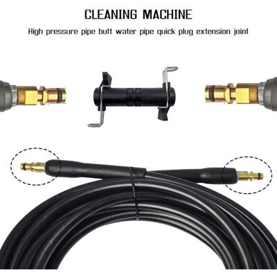 ENOWELIR Adaptateur De Raccord Pour Tuyau D’extension Compatible Avec Nettoyeurs Haute Pression – Connexion Universelle Pour K2 À K7 - Publicité ENOWELIR Adaptateur De Raccord Pour Tuyau D’extension Compatible Avec Nettoyeurs Haute Pression – Connexion Universelle Pour K2 À K7 - Publicité