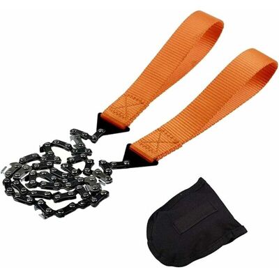 OEM Portatif Tronçonneuse Scie À Main, Câble Scie Pour La Survie Gear, Le Camping, La Chasse, Acier Lame Bidirectionnelle, Facile Pour Couper La Branche (11 Dents, 103 Cm) - Publicité OEM Portatif Tronçonneuse Scie À Main, Câble Scie Pour La Survie Gear, Le Camping, La Chasse, Acier Lame Bidirectionnelle, Facile Pour Couper La Branche (11 Dents, 103 Cm) - Publicité