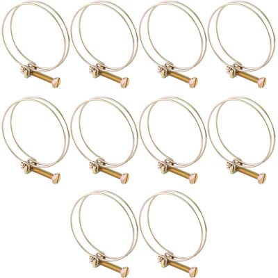 WEYTOLL Collier De Serrage Réglable À Double Fil Pour Tuyau D'Arrosage (28 Mm - 32 Mm) - Publicité WEYTOLL Collier De Serrage Réglable À Double Fil Pour Tuyau D'Arrosage (28 Mm - 32 Mm) - Publicité