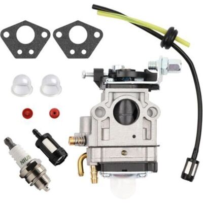 OEM Carburateur Debroussailleuse 52cc 49cc 43cc Carbu Kit Avec Joint, Tuyau, Bougie D'Allumage Et Filtre À Essence-dou - Publicité OEM Carburateur Debroussailleuse 52cc 49cc 43cc Carbu Kit Avec Joint, Tuyau, Bougie D'Allumage Et Filtre À Essence-dou - Publicité