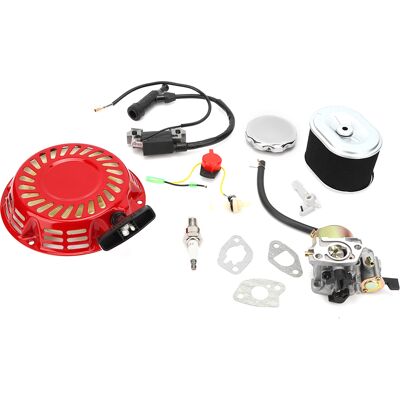 Garryfizh Kit De Tuyau De Bouchon De Carburant Pour Honda Gx160 Gx200, Démarreur À Recul, Bobine D'Allumage De Carburateur, Bougie D'Allumage, Interrupteur Marche/arrêt - Publicité Garryfizh Kit De Tuyau De Bouchon De Carburant Pour Honda Gx160 Gx200, Démarreur À Recul, Bobine D'Allumage De Carburateur, Bougie D'Allumage, Interrupteur Marche/arrêt - Publicité