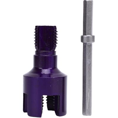 WEYTOLL Outil De Coupe De Filetage De Tuyau, Filetage Interne Et Externe Intégré, Filetage En Pvc G1/2, Tige Hexagonale - Publicité WEYTOLL Outil De Coupe De Filetage De Tuyau, Filetage Interne Et Externe Intégré, Filetage En Pvc G1/2, Tige Hexagonale - Publicité