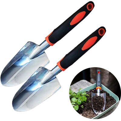 OEM 2 Pelle De Jardin Truelle À Main De Jardin, Pelle À Main Robuste Avec Poignée Ergonomique, Petites Pelles À Outils De Jardinage Pour Creuser-dou - Publicité OEM 2 Pelle De Jardin Truelle À Main De Jardin, Pelle À Main Robuste Avec Poignée Ergonomique, Petites Pelles À Outils De Jardinage Pour Creuser-dou - Publicité
