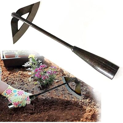 FOGSHIELD Zolginah Râteau De Jardin Houe Creuse, Outil De Plantation De Jardin Houe Creuse, Scarificateur De Sol Portable Houe De Jardin, Houe Creuse Tout En Acier Trempé - Publicité FOGSHIELD Zolginah Râteau De Jardin Houe Creuse, Outil De Plantation De Jardin Houe Creuse, Scarificateur De Sol Portable Houe De Jardin, Houe Creuse Tout En Acier Trempé - Publicité