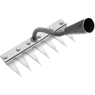 ABYSSE Râteau De Désherbage Multifonction En Métal, Râteau De Jardin 7 Dents, Râteau De Jardin Portable Pour Désherber, Outillage De Jardin Pour Désherber/ameublir/semence 7 Dents - Publicité ABYSSE Râteau De Désherbage Multifonction En Métal, Râteau De Jardin 7 Dents, Râteau De Jardin Portable Pour Désherber, Outillage De Jardin Pour Désherber/ameublir/semence 7 Dents - Publicité