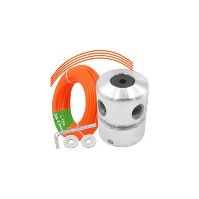 OEM Aluminium Tête Debroussailleuse Universelle M8 M10 Avec 2,4mm X 15m Fil Coupe Bordure Nylon - Publicité OEM Aluminium Tête Debroussailleuse Universelle M8 M10 Avec 2,4mm X 15m Fil Coupe Bordure Nylon - Publicité